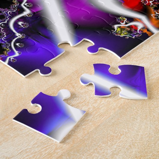 Afspelen | Rainbow Fractal Art Legpuzzel (Zijkant)