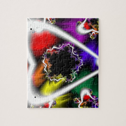 Afspelen | Rainbow Fractal Art Legpuzzel (Verticaal)