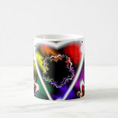 Afspelen | Rainbow Fractal Art Wrap Koffiemok (Center)