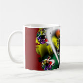 Afspelen | Rainbow Fractal Art Wrap Koffiemok (Links)