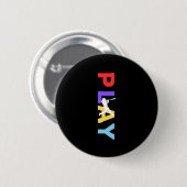 Afspelen Ronde Button 5,7 Cm (Voorkant /achterkant)