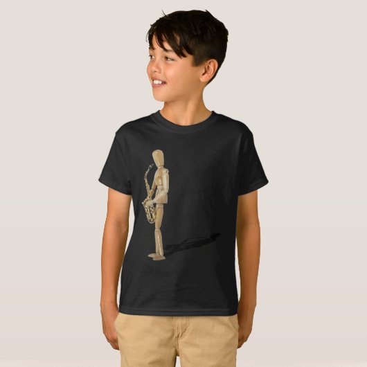 AfspelenDe Saxophone020511 T-shirt (Voorkant volledig)