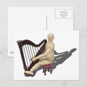 AfspelenHarp121210 Briefkaart (Voorkant / Achterkant)