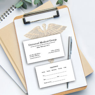 Afspraak als arts visitekaartje