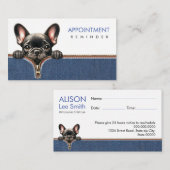 Afspraak Herinnering huisdier Gomer & Dierenverzor Visitekaartje (Voorkant / Achterkant)