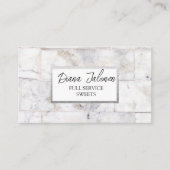 Afspraak Herinnering Kaarten Haarsalon Visitekaartje (Voorkant)