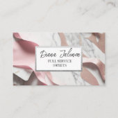 Afspraak Herinnering Kaarten Haarsalon Visitekaartje (Voorkant)