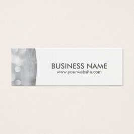 Afspraak Herinnering Modern Zilver mini Visitekaartjes