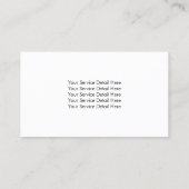 Afspraak Herinnering Moderne Sneeuw Luipaard Print Afsprakenkaartje (Achterkant)