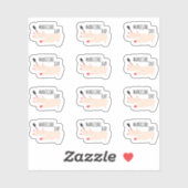 Afspraak Manicure Nagelverzorging Herinnering Plan Sticker (Vel)