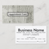 afspraak met de klant afsprakenkaartje (Voorkant / Achterkant)