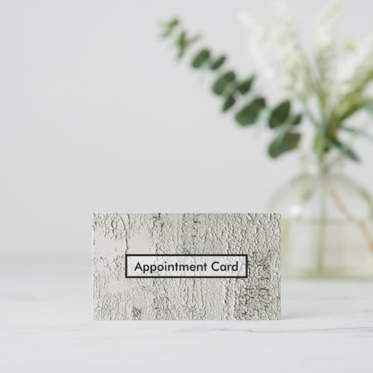 afspraak met de klant afsprakenkaartje (Staand voorkant)