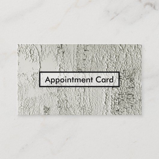 afspraak met de klant afsprakenkaartje (Voorkant)