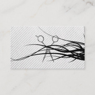 Afspraak met Flowing Hair Scissors Afsprakenkaartje
