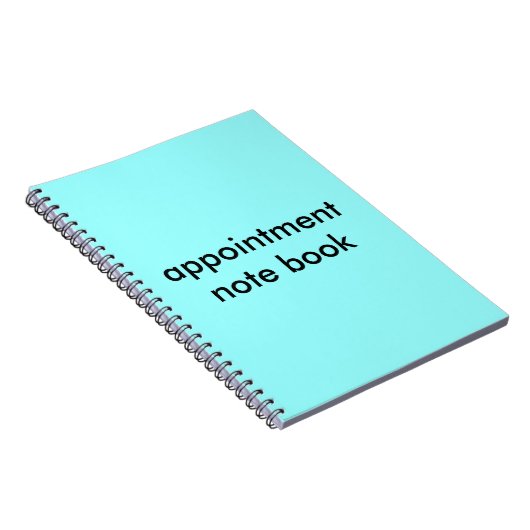 Afspraak notitieboek (Rechterzijde)