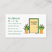 Afspraak optometrist Cartoon Visitekaartje (Voorkant)