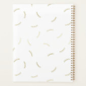 Afspraak voor Black Script & Faux Gold Lashes Planner (Achterkant)