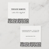 Afspraak voor dierprint afsprakenkaartje (Voorkant / Achterkant)