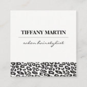 Afspraak voor dierprint afsprakenkaartje (Voorkant)