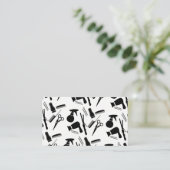 Afspraak voor stylist tools afsprakenkaartje (Staand voorkant)