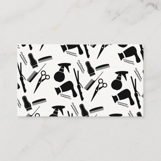 Afspraak voor stylist tools afsprakenkaartje (Voorkant)