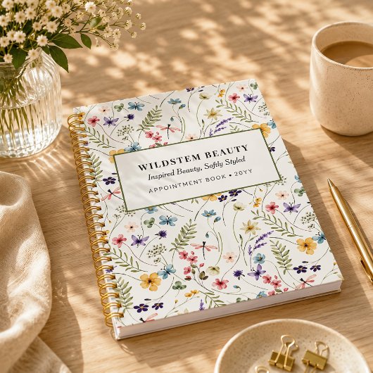 Afspraak Wildflower Bloemige Schoonheidssalon Planner