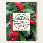 Afspraakboek, aanpassen logo Pepper Plant Planner (Achterkant)