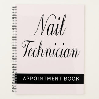 Afspraakboek voor nagelstylist | Zacht roze Planner