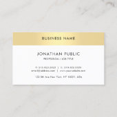 Afspraakherinnering Creative Gold Look Sjabloon Afsprakenkaartje (Achterkant)