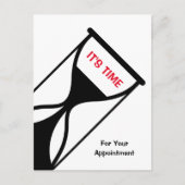 Afspraakherinnering Eenvoudige en generieke zandlo Briefkaart (Voorkant)