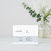 Afspraakherinnering Elegant Smart Design Plain Afsprakenkaartje (Staand voorkant)
