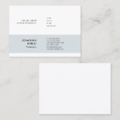 Afspraakherinnering Elegant Smart Design Plain Afsprakenkaartje (Voorkant / Achterkant)