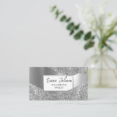 Afspraakherinnering Kaarten Bling Glitter Drips Visitekaartje (Staand voorkant)