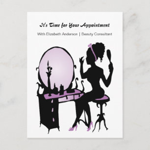 Afspraakherinnering schoonheidssalon briefkaart