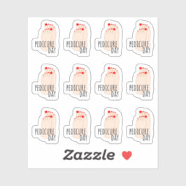 Afspraakherinnering voor pedicure Nagelverzorgings Sticker