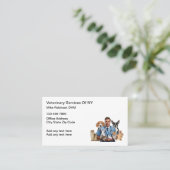 Afspraakkaart Dierenartsenpraktijk Afsprakenkaartje (Staand voorkant)