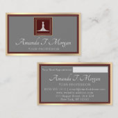 Afspraakkaart Gouden Koninklijke Bruiloft Event Pl Visitekaartje (Voorkant / Achterkant)