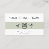 Afspraakkaart professionele hondenverzorgingsservi visitekaartje (Achterkant)