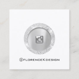 Afspraakkaart Roos Wit Logo Sociaal Plein Contactkaartje