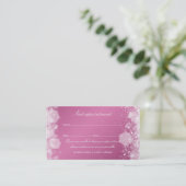 Afspraakkaart Sparkling Night Pink Afsprakenkaartje (Staand voorkant)