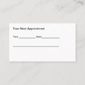 Afspraakkaarten Dierenziekenhuis Visitekaartje (Achterkant)