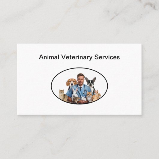 Afspraakkaarten voor artsen en dierenartsen visitekaartje (Voorkant)