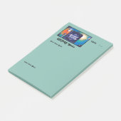 Afspraakoverzicht Stationair Kunstwerk 32 Post-it® Notes (Schuin)