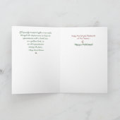 Afspraken in Natuur: Vakantie Groeten Feestdagen Kaart (Binnen)