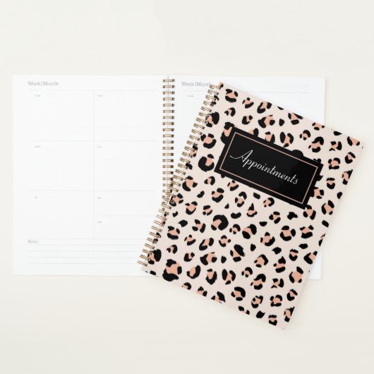 AFSPRAKEN PLANNER LEOPARD PRINT (Display)
