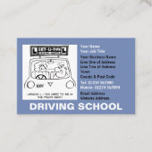 Afspraken rijschool visitekaartje (Voorkant)