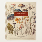 Afsprakenboek | Cottagecore Paddenstoelen Planner (Voorkant)