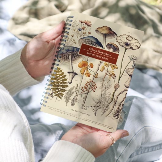 Afsprakenboek | Cottagecore Paddenstoelen Planner
