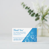 Afsprakendatum vensterreiniger visitekaartje (Staand voorkant)