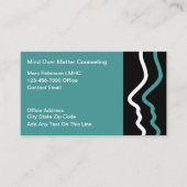 Afsprakenkaarten voor mentale gezondheidsadviseur afsprakenkaartje (Voorkant)